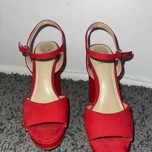 Vince camuto red heel